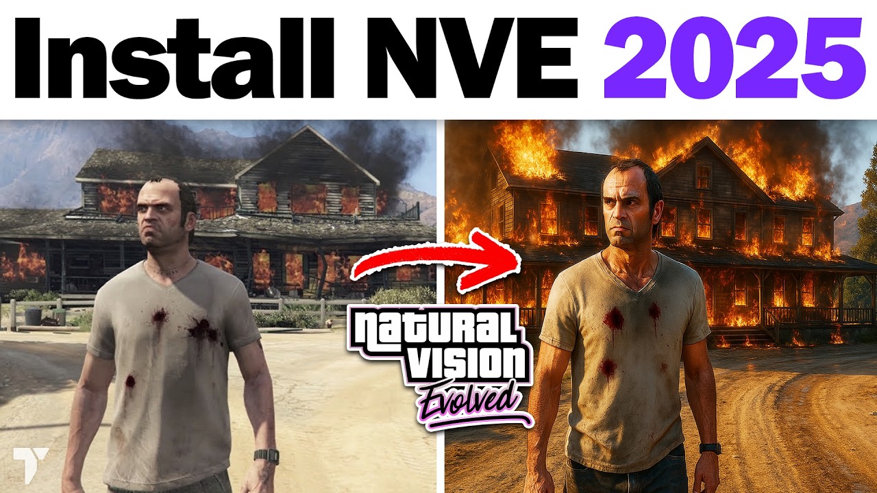 How to Download & Install Natural Vision Evolved Graphic Mod for GTA 5 in 2025 (NVE)