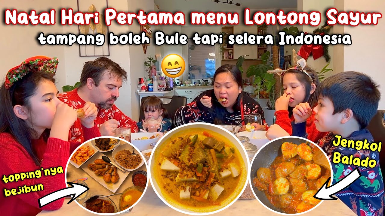 BULE JUGA DOYAN LONTONG SAYUR.! MENU SEDERHANA HARI PERTAMA NATAL