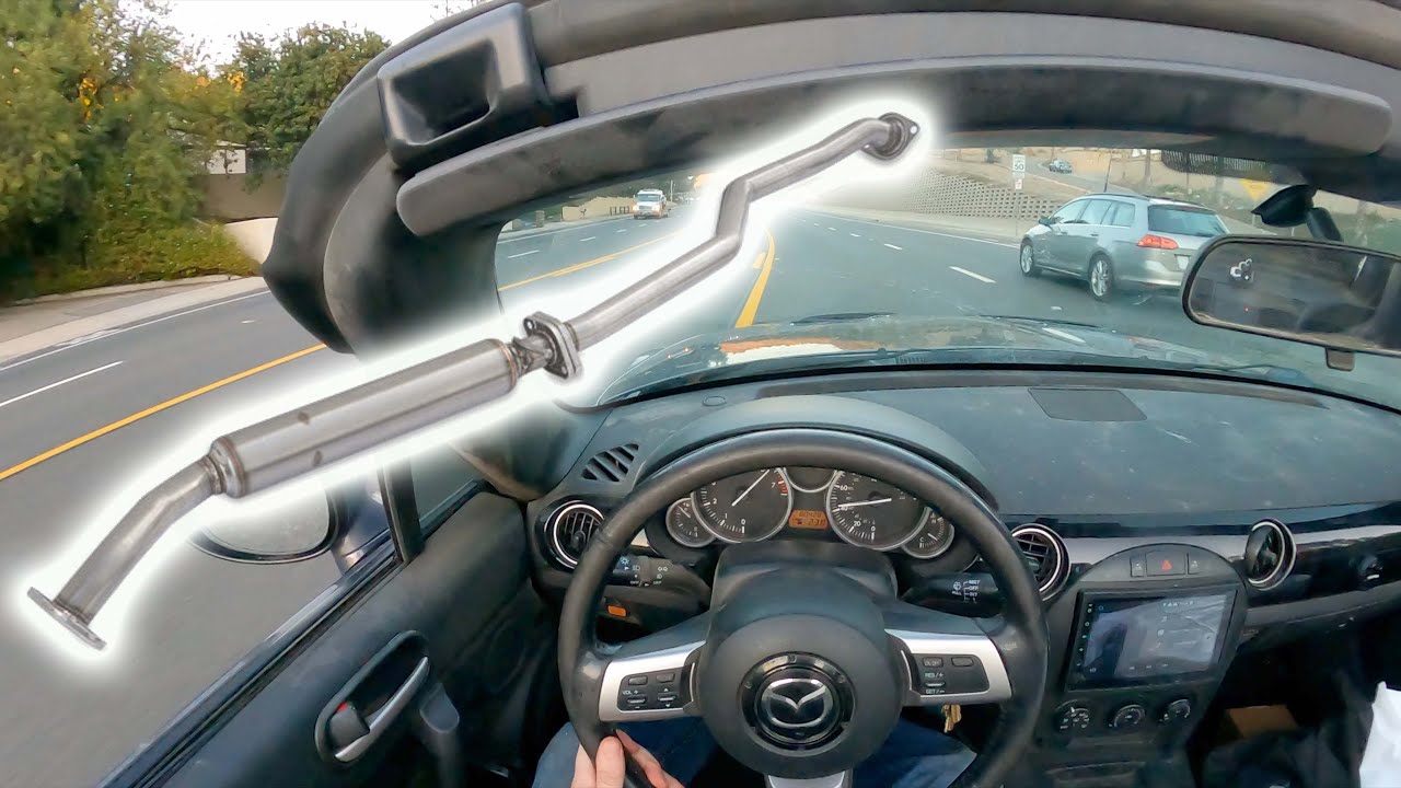 NC Miata | Racing Beat Mid Pipe Test Drive, Install & Race Track Test