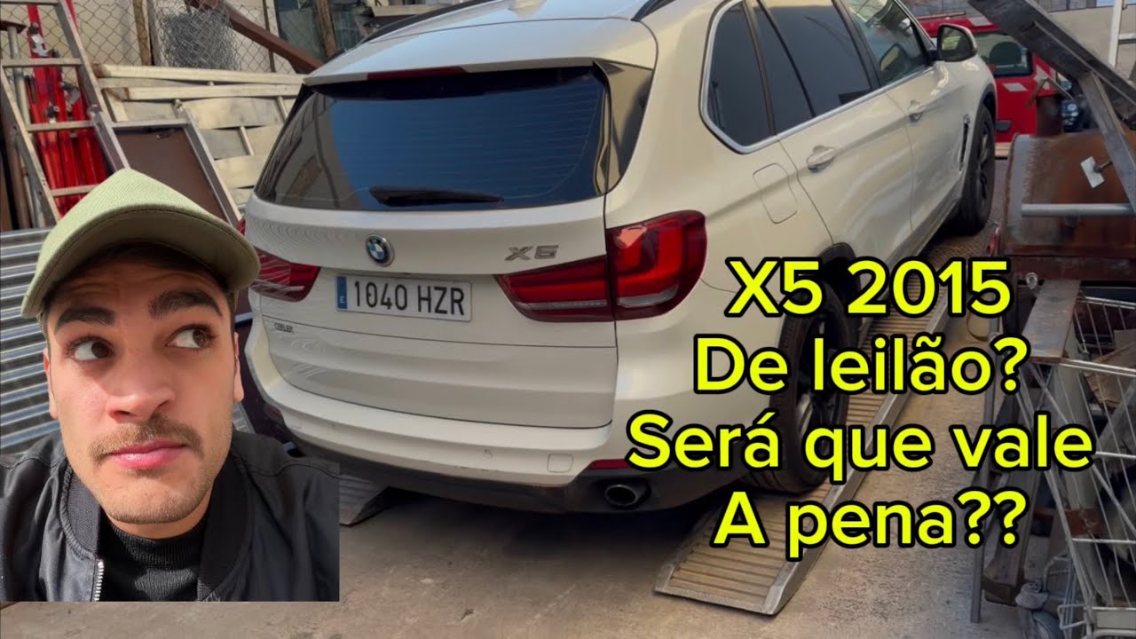 X5 de leilão na Espanha, chegou mais um carro🔥