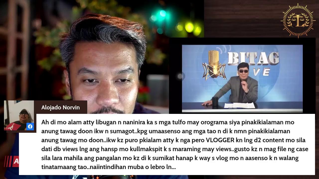 NAGBANTA SI LOLO BEN KAY ATTY. LIBAYAN