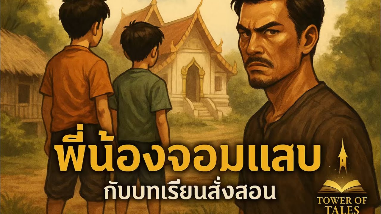นิทานพื้นบ้านไทย พี่น้องจอมแสบ กับบทเรียนครั้งแรกในชีวิต #ฟังสบายๆ #ฟังก่อนนอน