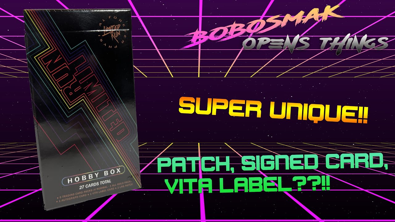Unboxing: SOLD OUT!! Limit Run Games Trading card Hobby Box!!