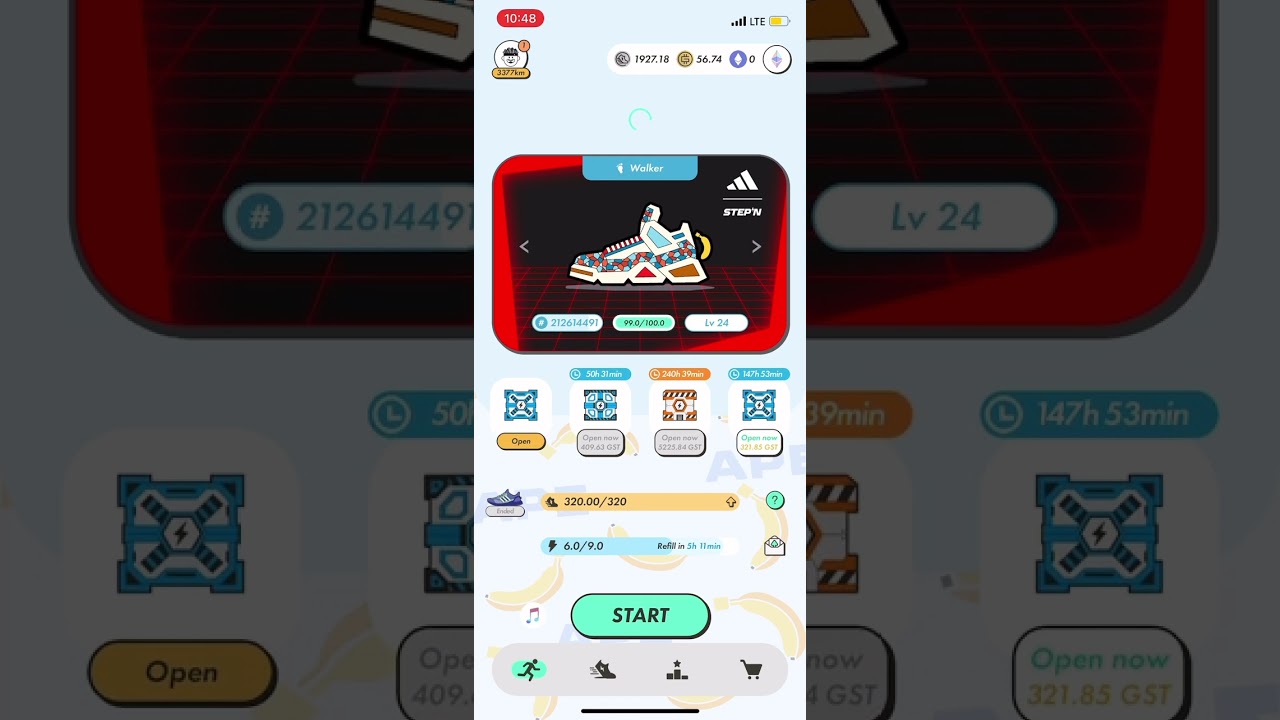 #STEPN #MysteryBox #SOL #ETH #BNB. Отрыл на трех разных сетях 3 бокса, что из этого получилось?
