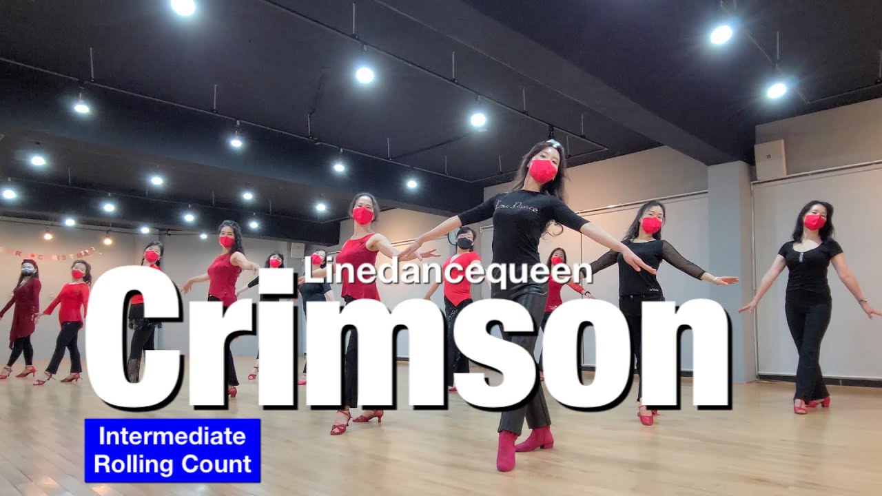 Crimson Line Dance / Intermediate Rolling Count / 크림슨 라인댄스 / Linedancequeen