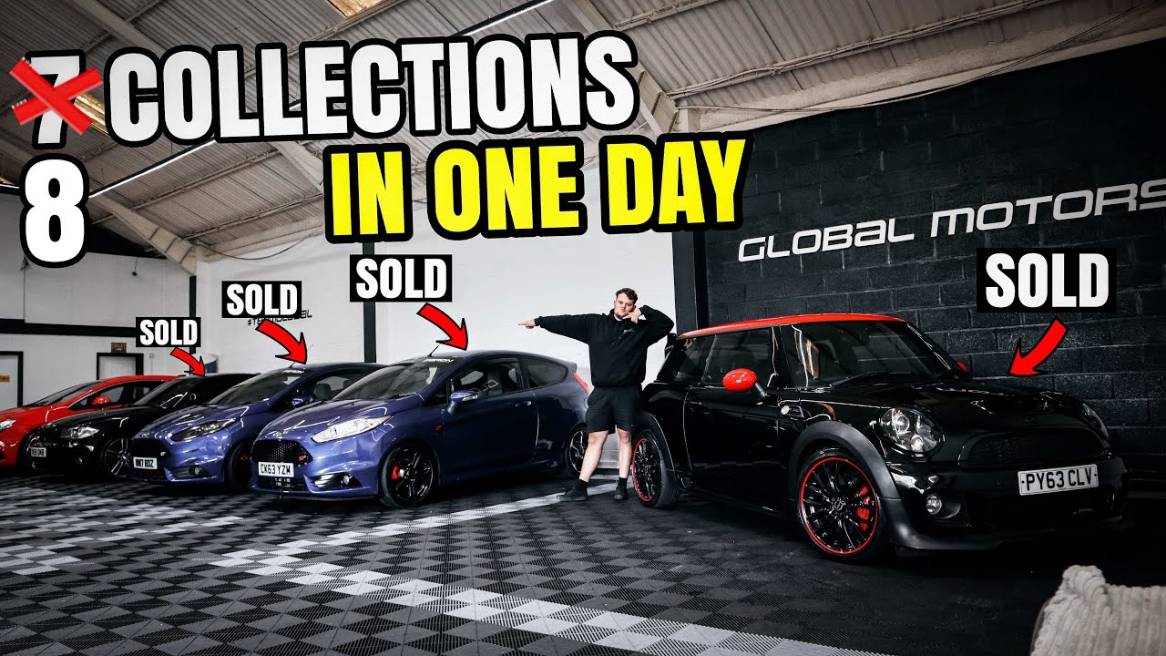THE CRAZIEST DAY AT GLOBAL EVER!! **8 CARS SOLD IN 1 DAY**