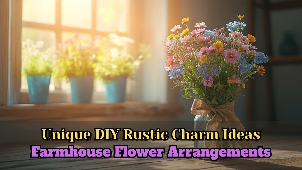 Farmhouse Flower Arrangements That WOW 🌸 | Unique DIY Rustic Charm Ideas!