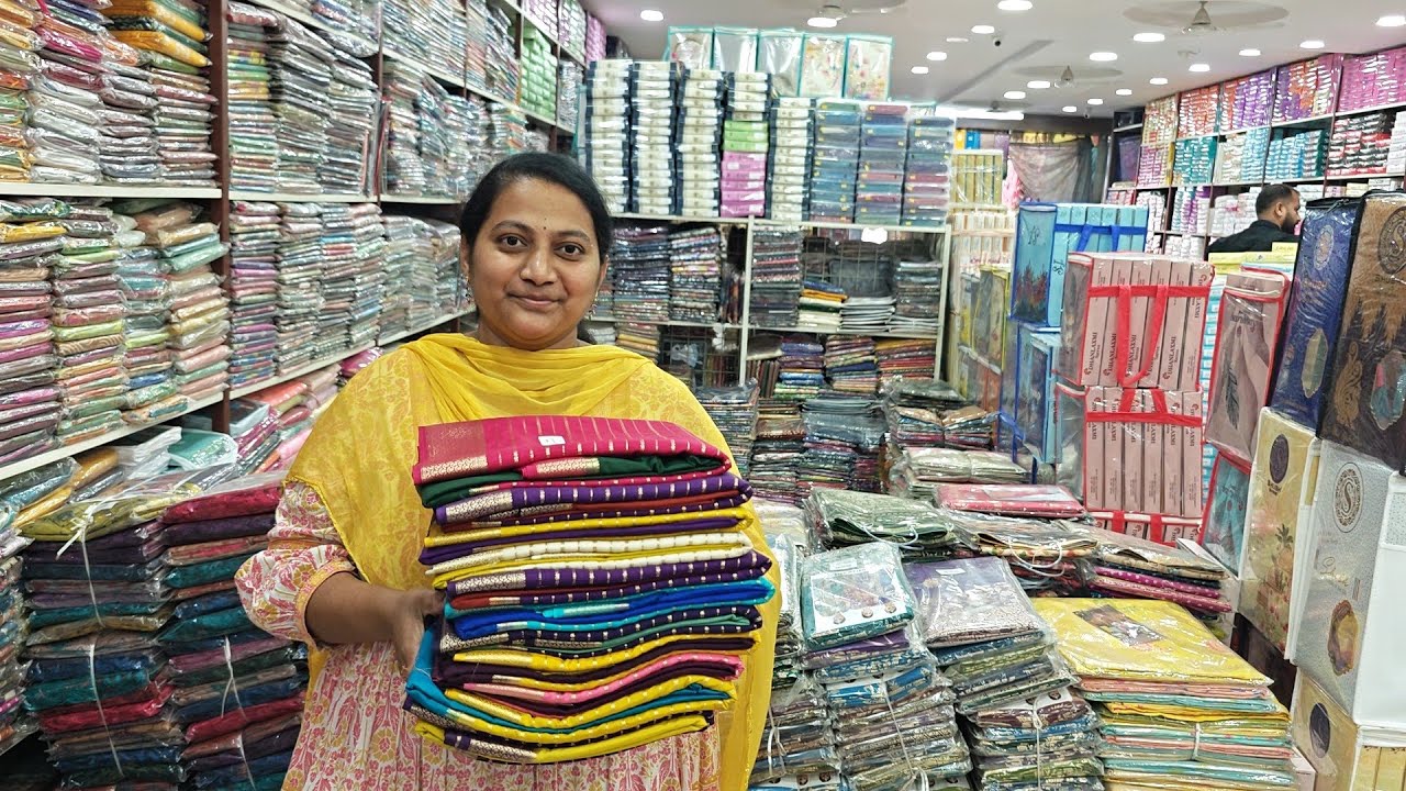 100Rs Chickpet Bangalore Wholesale Fancy Creap Silk Sarees/Courier AVL/Weding&Gifted Sarees/Shopping