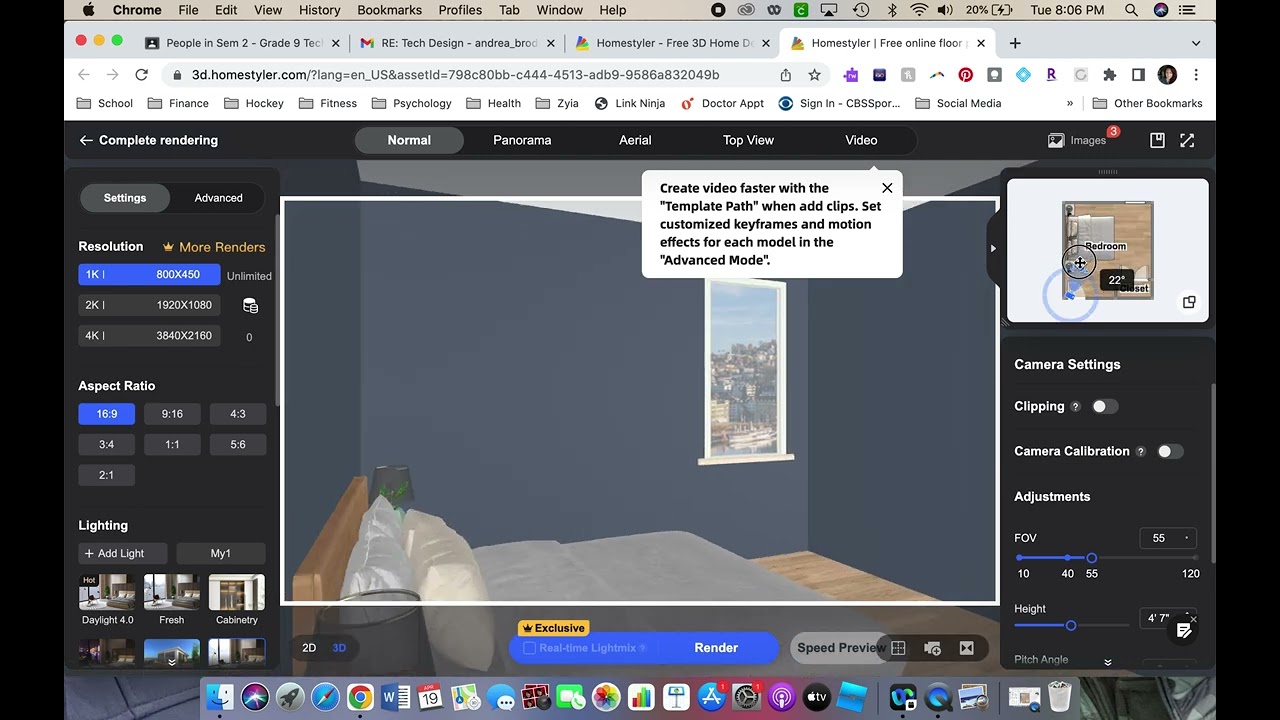 Exporting and Rendering on Homestyler
