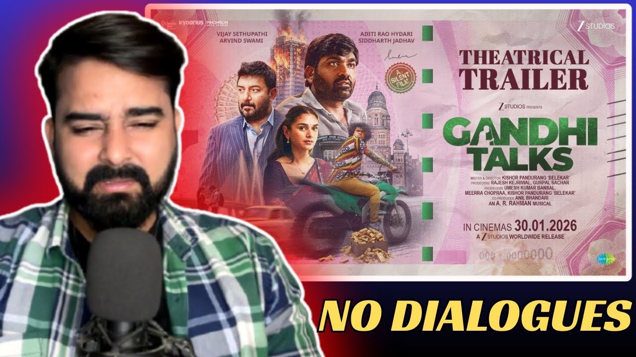 Gandhi Talks Trailer Reaction & Review | Unexpected & Intense!