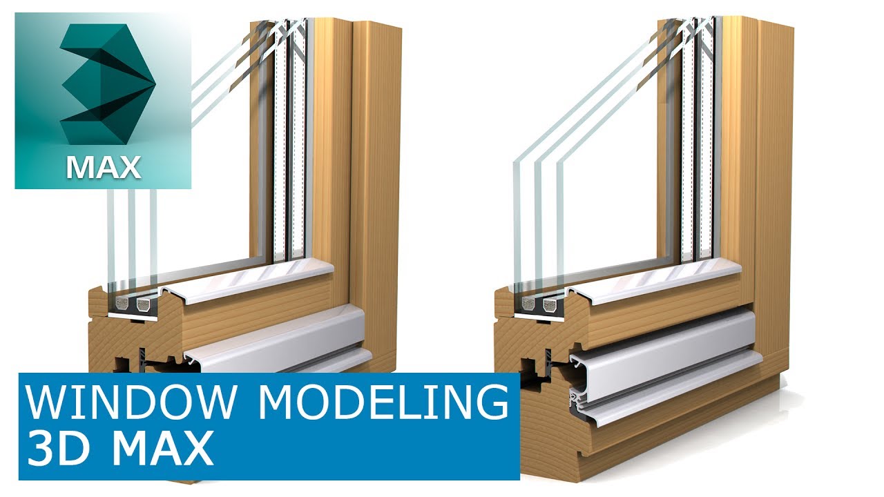 Window Modeling in 3Ds Max | Tutorials for beginners