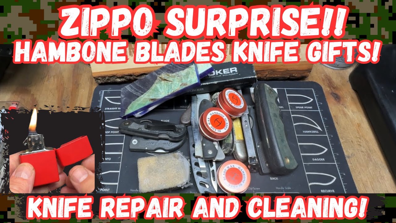 Zippo Surprise and Hambone Blades Knife Gifts Revealed!