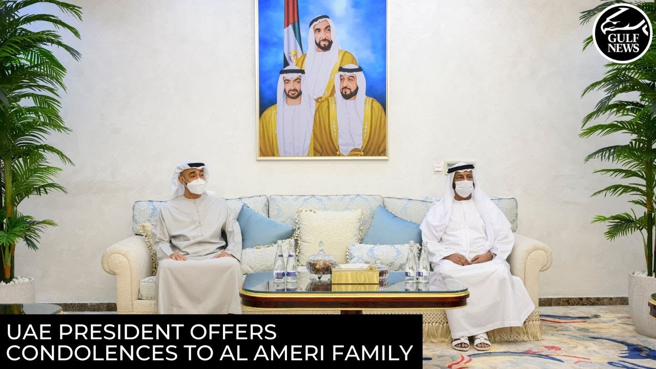 UAE President visits mourning majlis of Rakkad bin Salem Al Ameri
