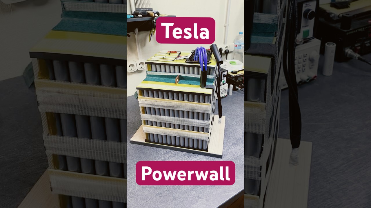 Каністра для Тесли із акумуляторів від Тесла 48В 180Аг #teslapowerwall #акумулятор #безперебойник