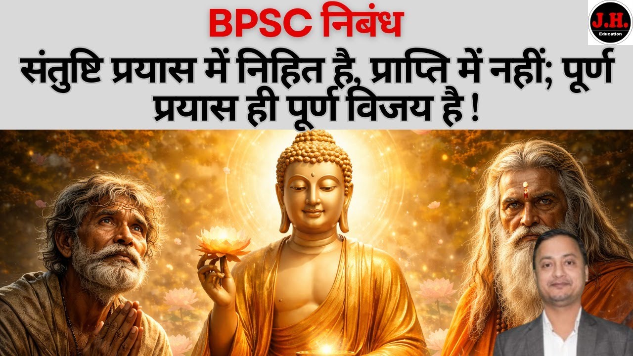 BPSC निबंध | BPSC Essay | JH Education | Ravi Kumar Jha #bpsc