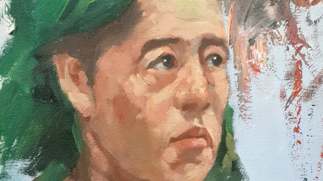 học vẽ cơ bản ,chân dung sơn dầu  cho người mới#art #drawing #hocvecoban