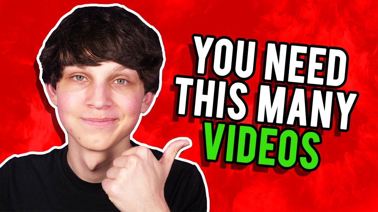 How Many Videos It Really Takes to Grow on YouTube