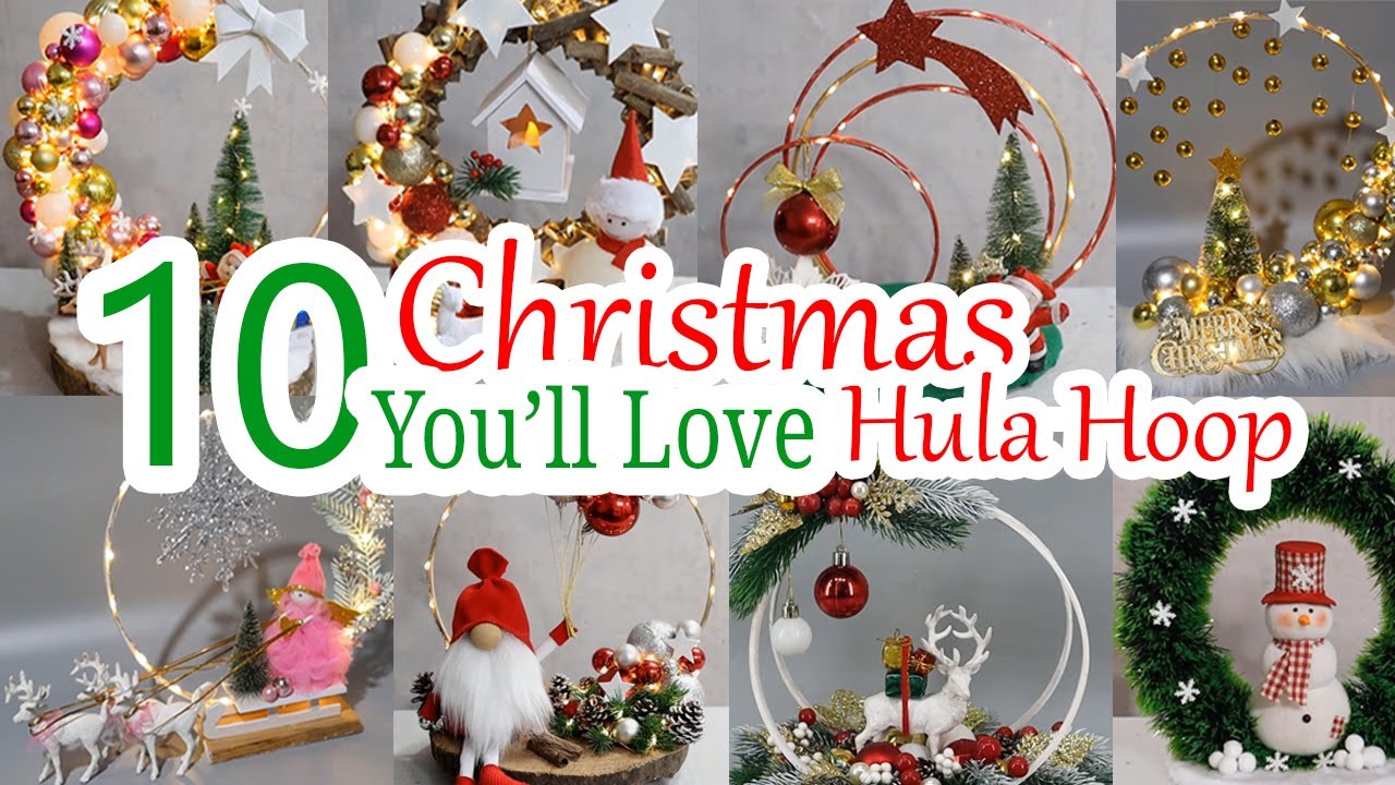 10 DIY Christmas Hula Hoop Decoration Ideas You’ll Love 2024