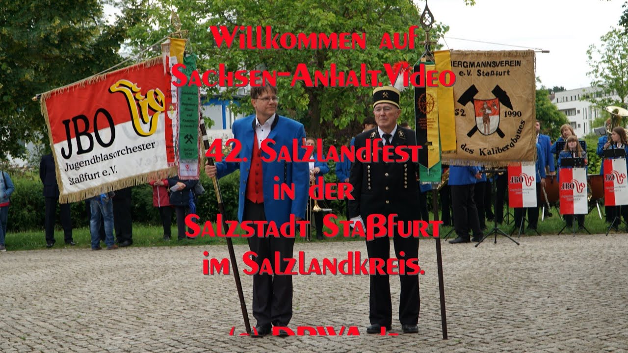 Sachsen-Anhalt.Video - Salzlandfest in der Salzstadt Staßfurt im Jahr 2024 in Sachsen-Anhalt.