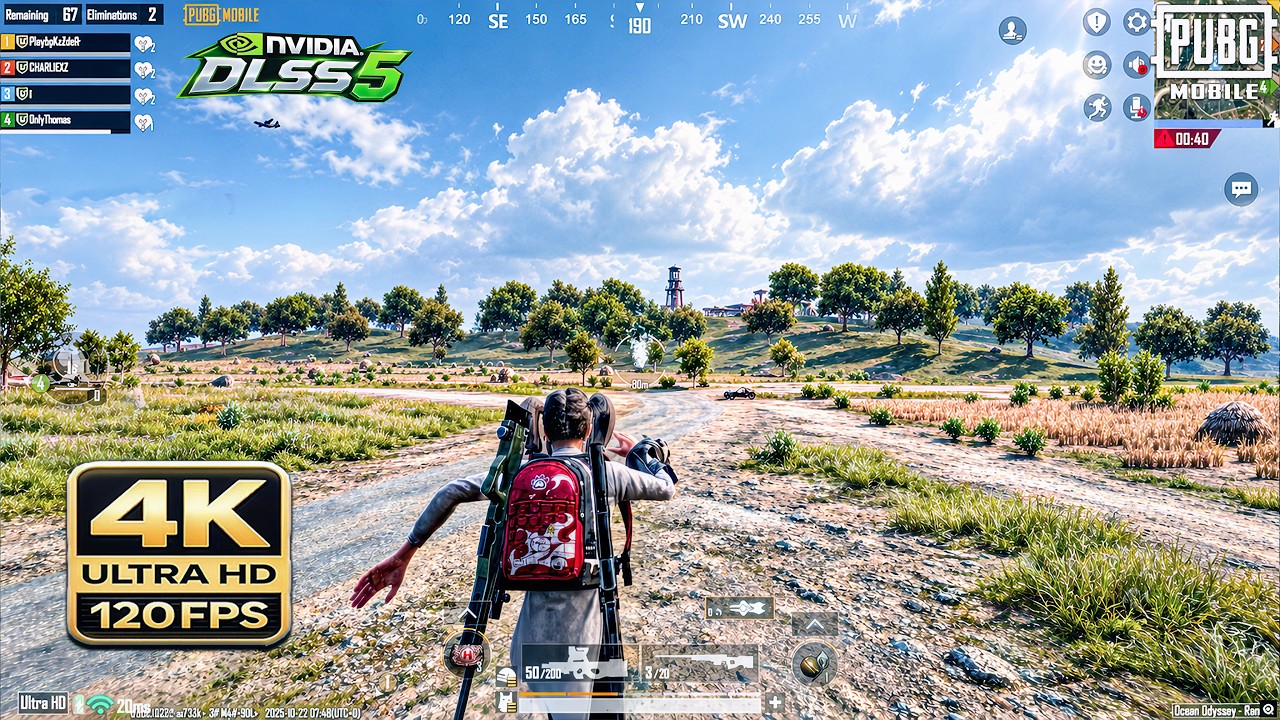 PUBG MOBILE Looks INSANE on Erangel with 4K Native + DLSS 5! 🤯 | ULTRA HD 120 FPS | GameLoop 64-Bit