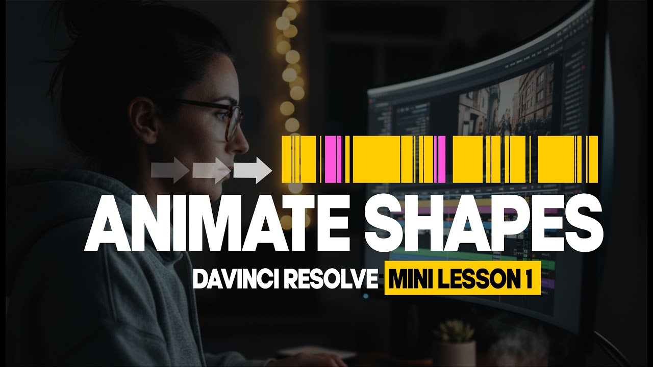How to Animate Shapes in Davinci Resolve Fusion: Mini Lesson #1