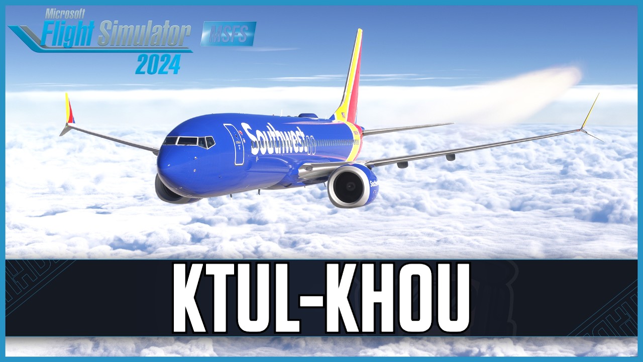 iFly MAX8 | Real World Southwest OPS | Fly2High Tulsa (KTUL) | VATSIM