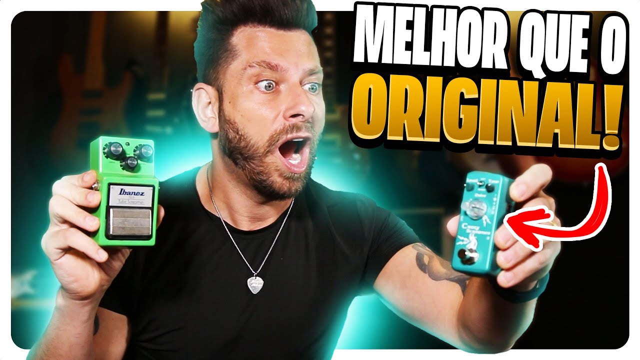 CLONE DO TUBE SCREAMER SUPEROU O ORIGINAL?!