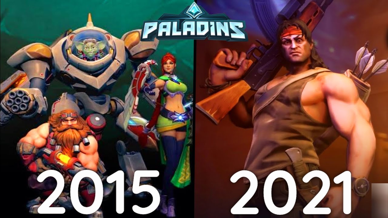 Evolution of Paladins Games 2015-2021