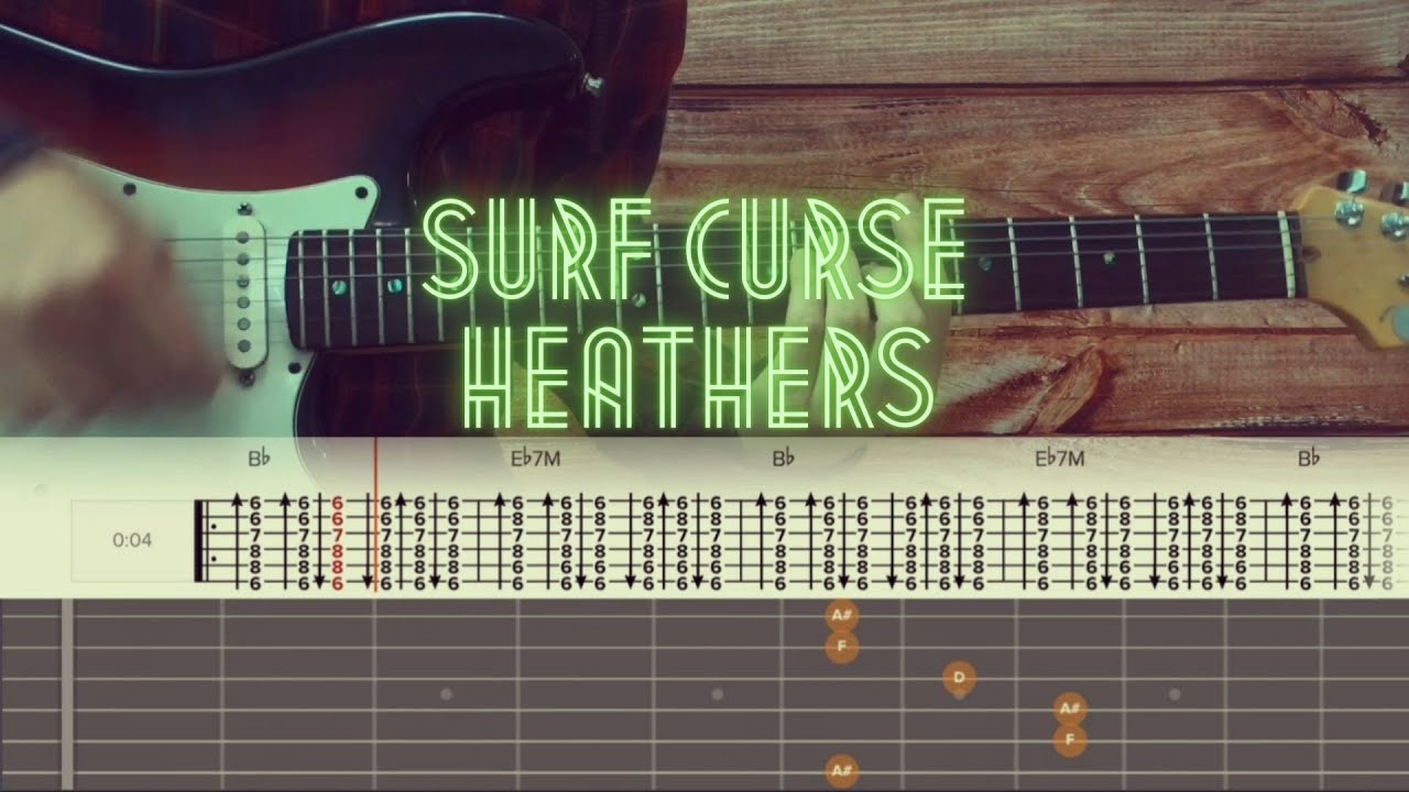 Surf Curse - Heathers / Guitar Tutorial / Tabs + Chords