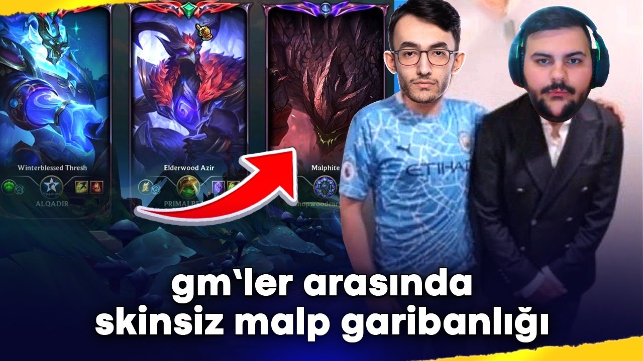 GM çerçeveler arasında bizim skinsiz Malphite'ın garibanlık