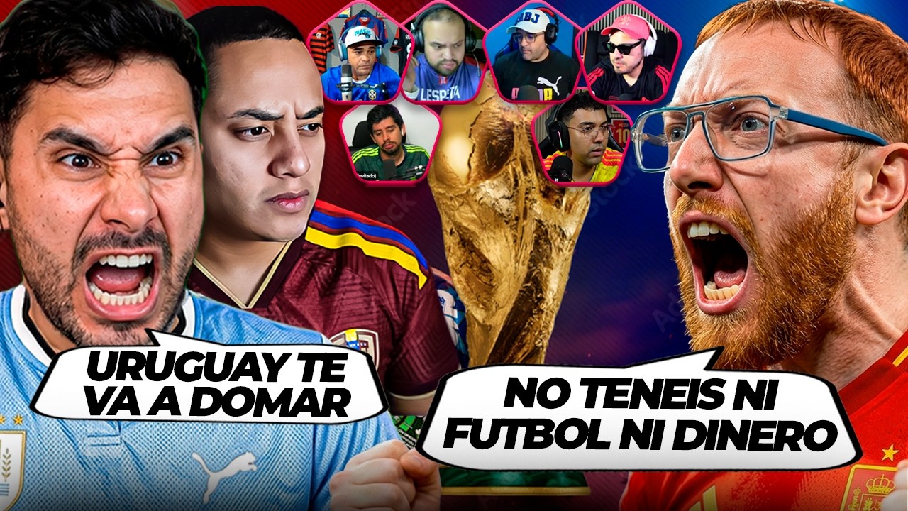 ESPA&Ntilde;OL PELEA CON FABRI URUGUAYO Y BETO DICIENDO QUE ES MAS QUE ARGENTINA Y CONMEBOL DA PENA