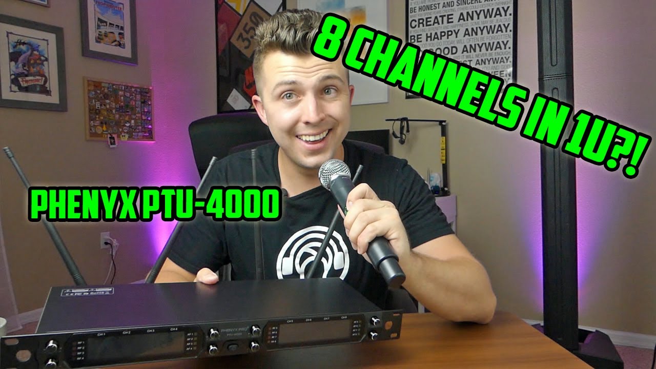 Phenyx Pro PTU-4000 REVIEW | An 8-microphone receiver in a single rack space?