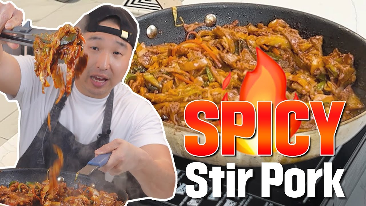 Easy Spicy Stir-Fry Pork | Jeyuk Bokkeum