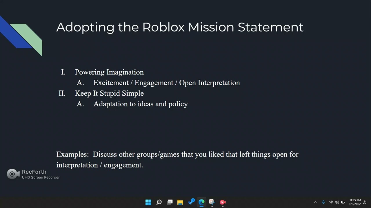 Mini-Development-Discussion