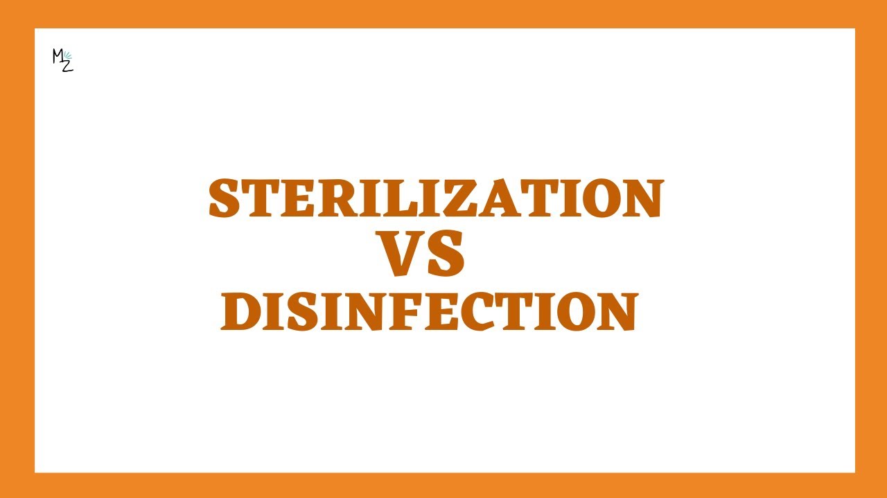 What's the difference between Sterilization & Disinfection with Methods | What are Antiseptics