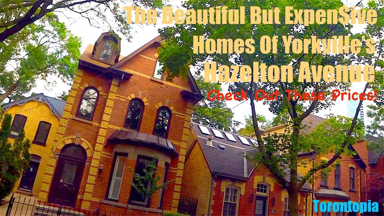 Check Out The Crazy Home Prices On Charming Hazelton Avenue In Toronto's Ritzy Yorkville
