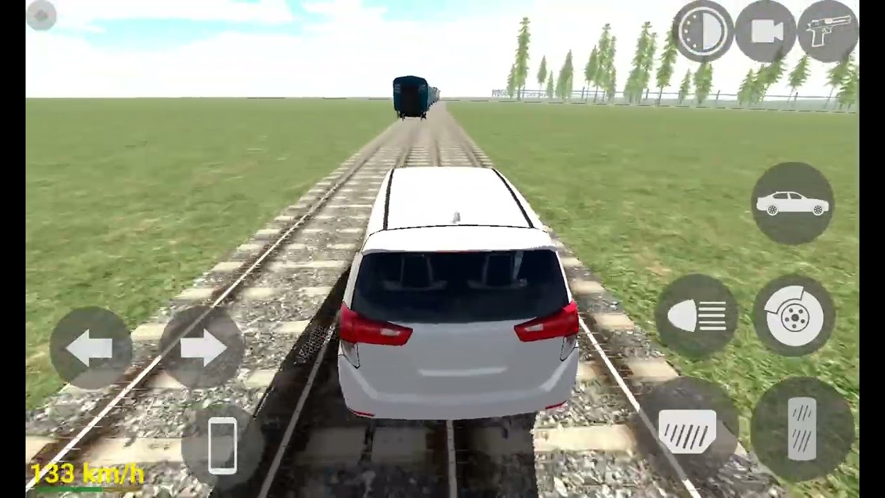 Innova vs Train | Indian Bikes Driving 3D