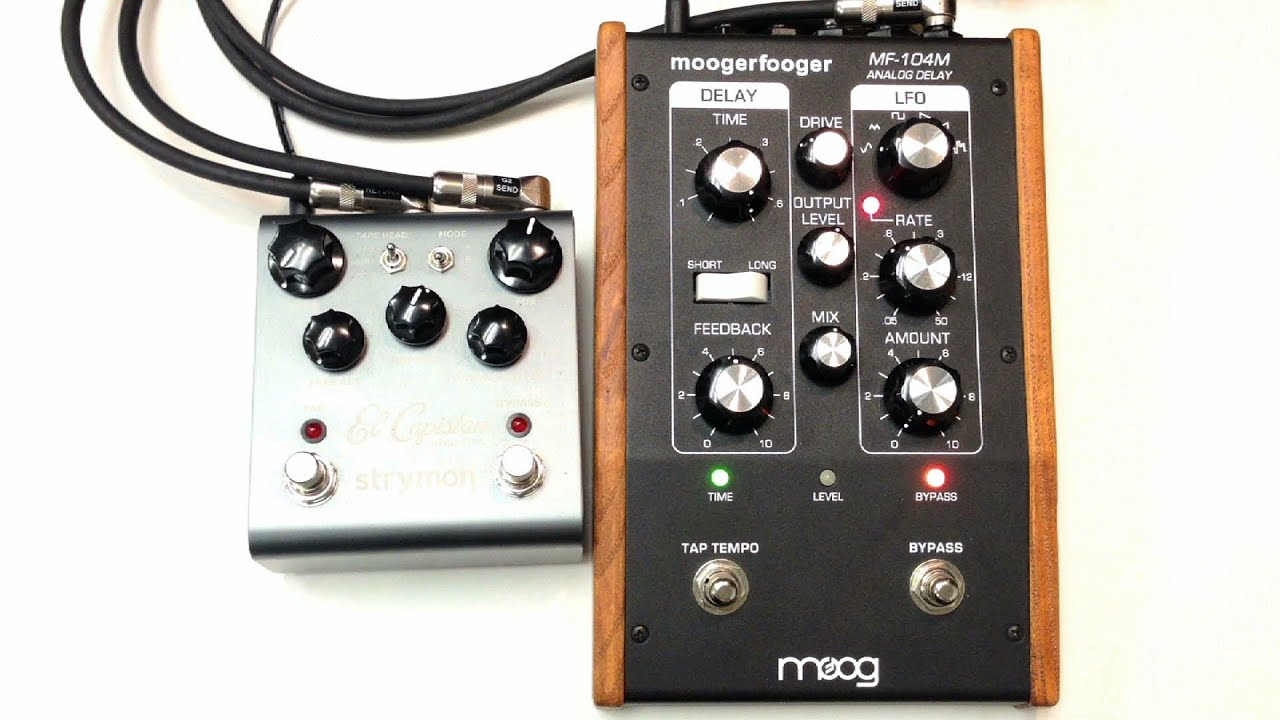 Strymon El Capistan vs Moog MF-104M Analog Delay