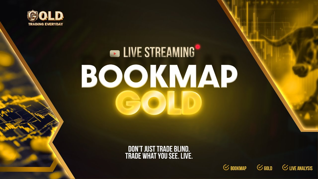 LIVE BOOKMAP: FOREX TRADING - XAUUSD (GOLD) #livetrade #livegold