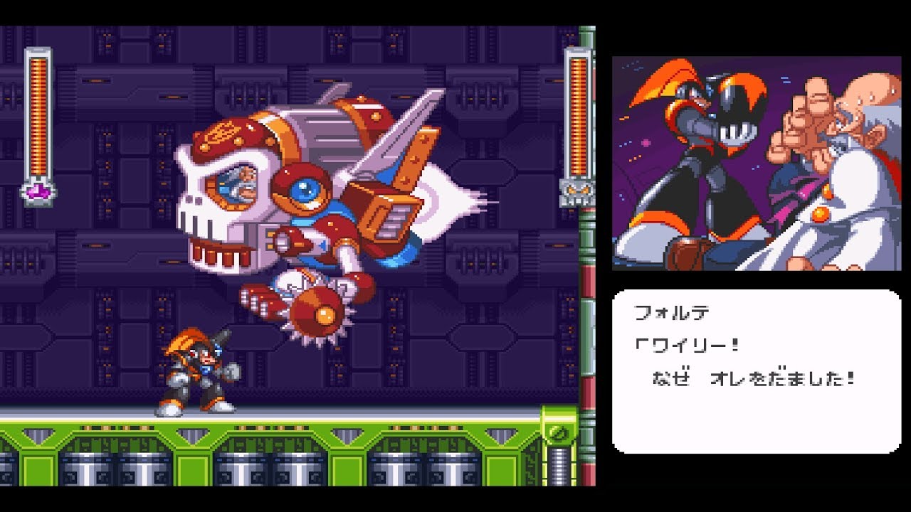 Mega Man & Bass [60FPS] - Wily Castle: Final Stage & Ending (Bass, No Deaths)