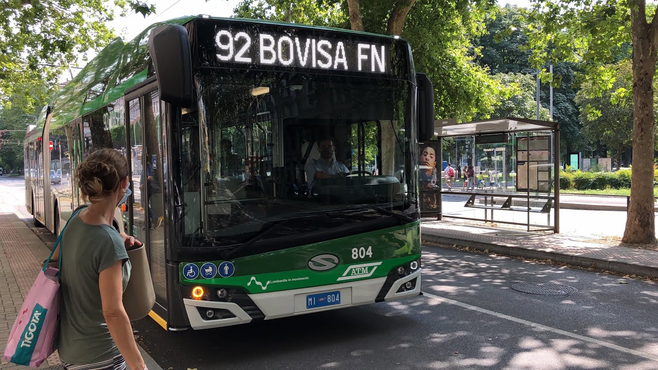 Viaggio a bordo dei Solaris Trollino sulla linea 92