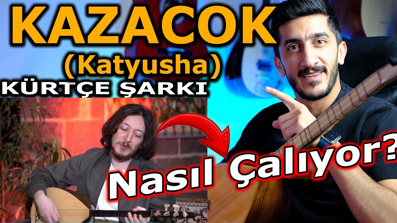 KATYUSHA (Kazacok) SOLFEJ SAZ NOTALARI | K&uuml;rt&ccedil;e Şarkı Kazacok Bağlama Solfej Dersi