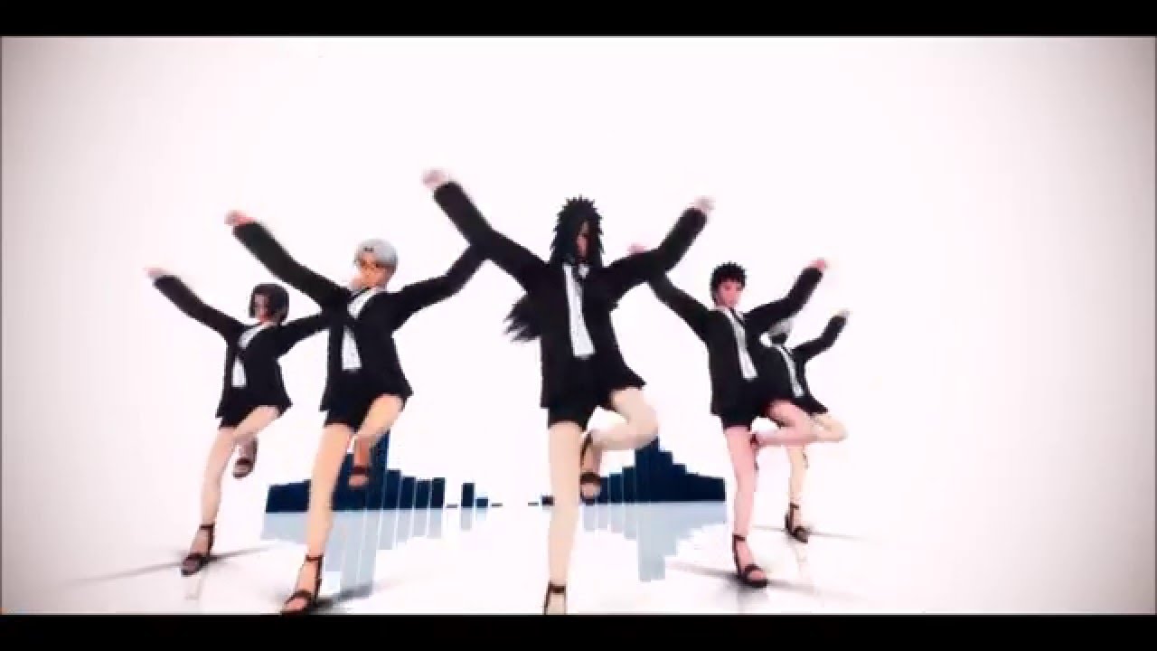 [MMD NARUTO] Getleman Madara, Obito, Kabuto, Kakashi and Itachi