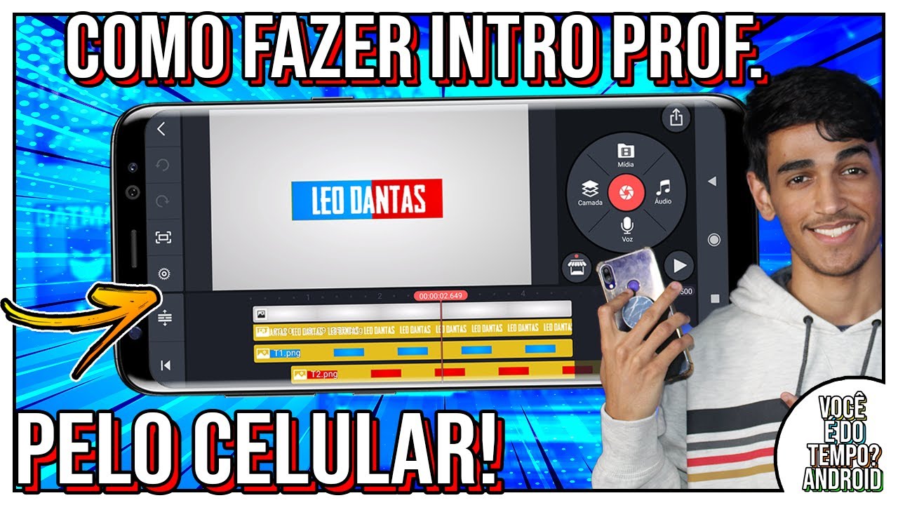 Como Fazer Intro Minimalista e Profissional Pelo Celular - Kinemaster