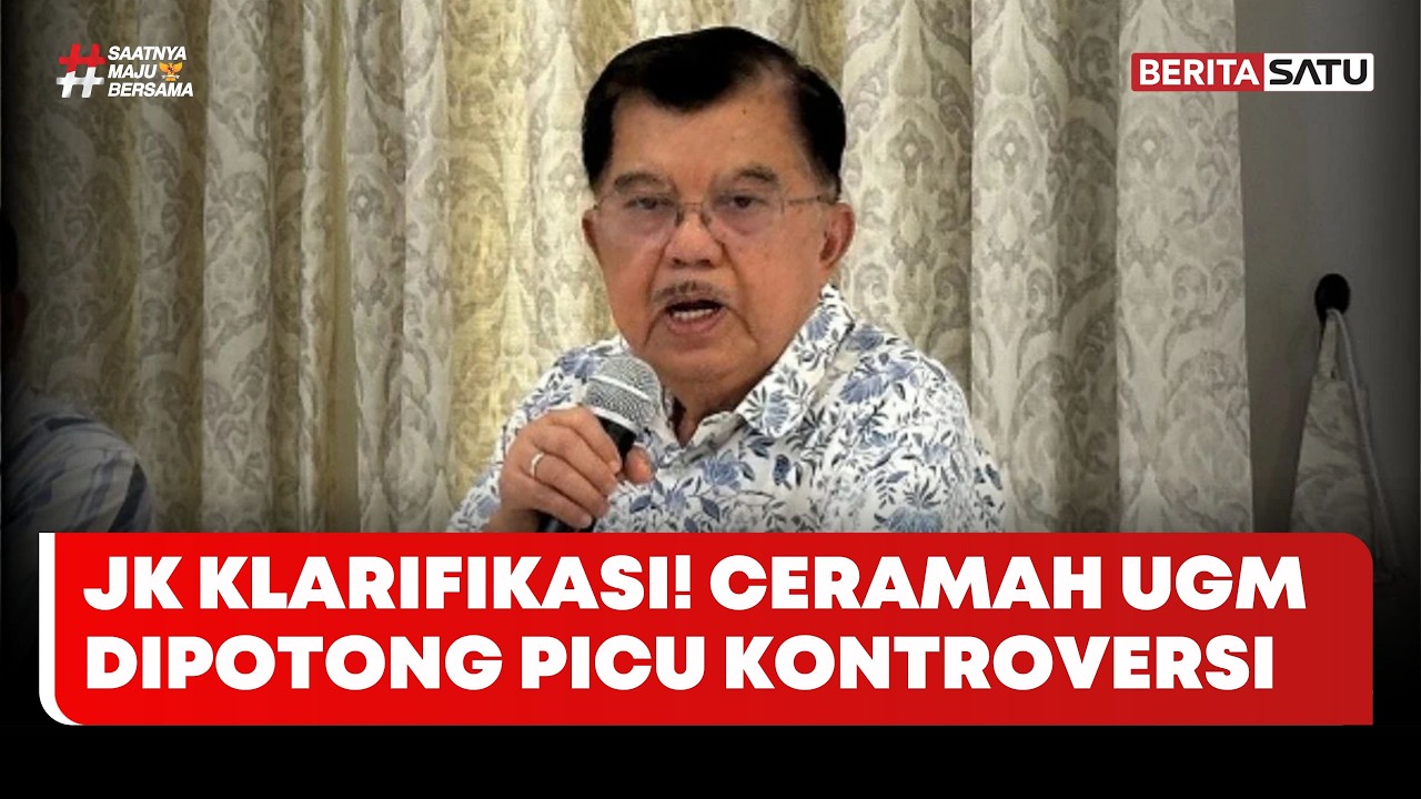 Jusuf Kalla Klarifikasi Ceramah di Kampus UGM #Beritasatu