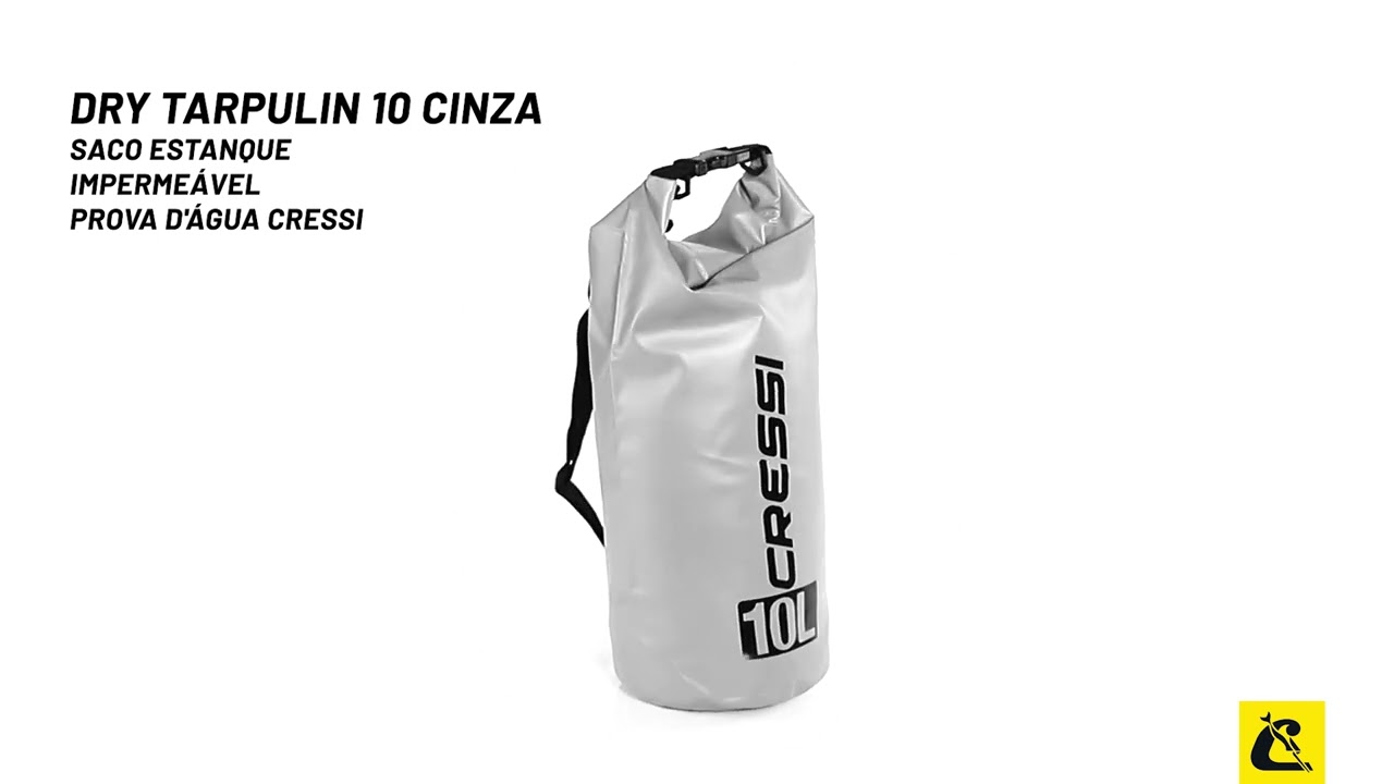 Saco Estanque Cressi Dry Tarpulin 10L: Prote&ccedil;&atilde;o e Versatilidade