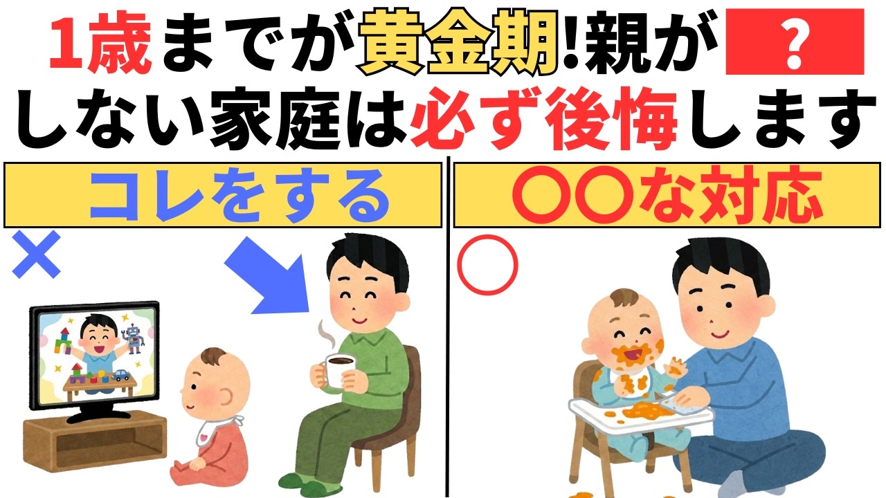 賢い子に育てるために乳幼児期に絶対やるべきこと