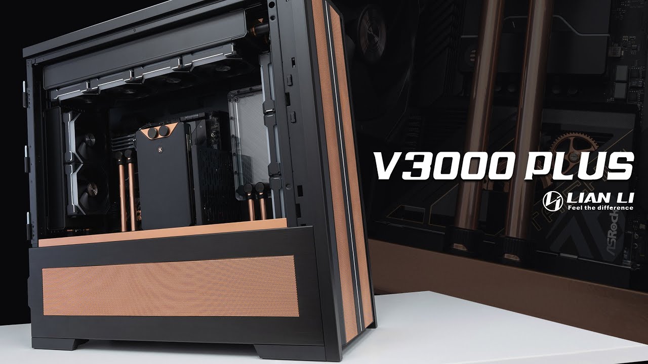 LIAN LI V3000 Plus - Super Clean Quad Radiator Timelapse Build!