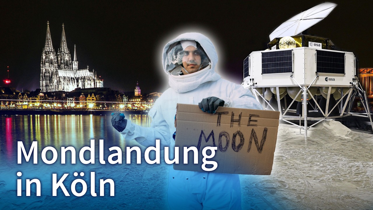 Training f&uuml;r die Raumfahrt: Besuch in der Mondhalle