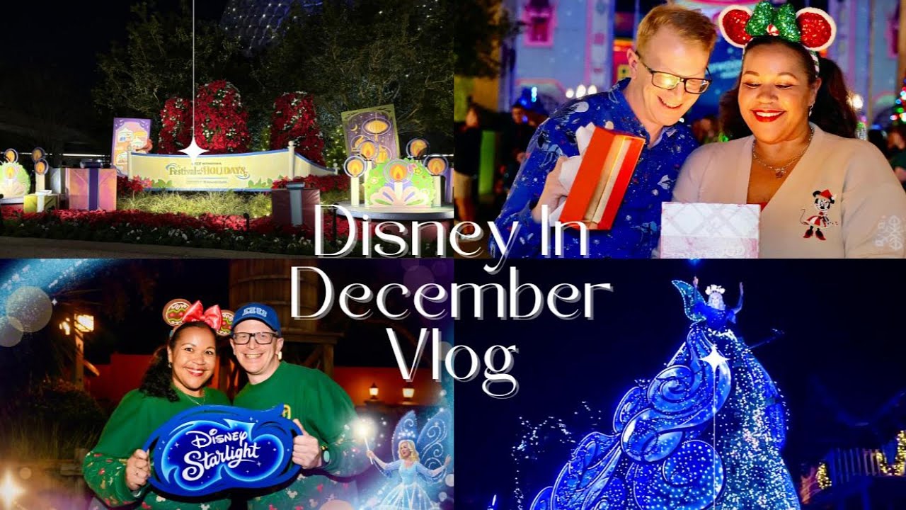 Disney In December 2025| Holiday Mega Vlog (All Parks) Jollywood Nights, Festival of the Holidays